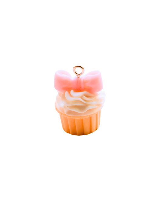 BOW CUP CAKE CHARM