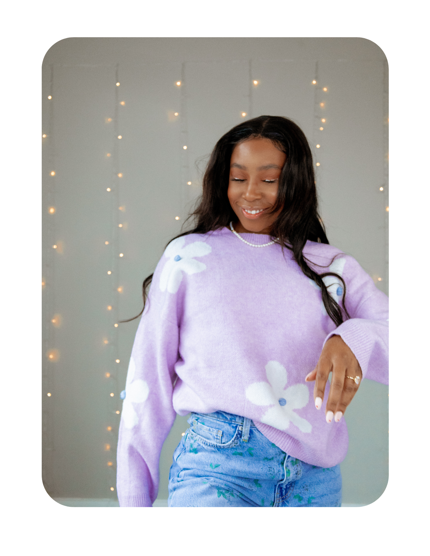 LAVENDER LILY SWEATER