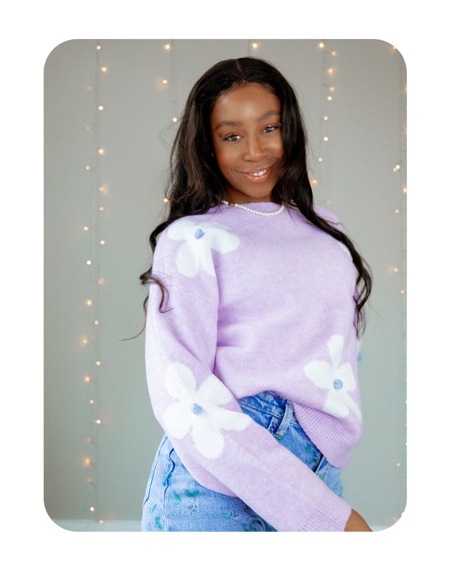 LAVENDER LILY SWEATER