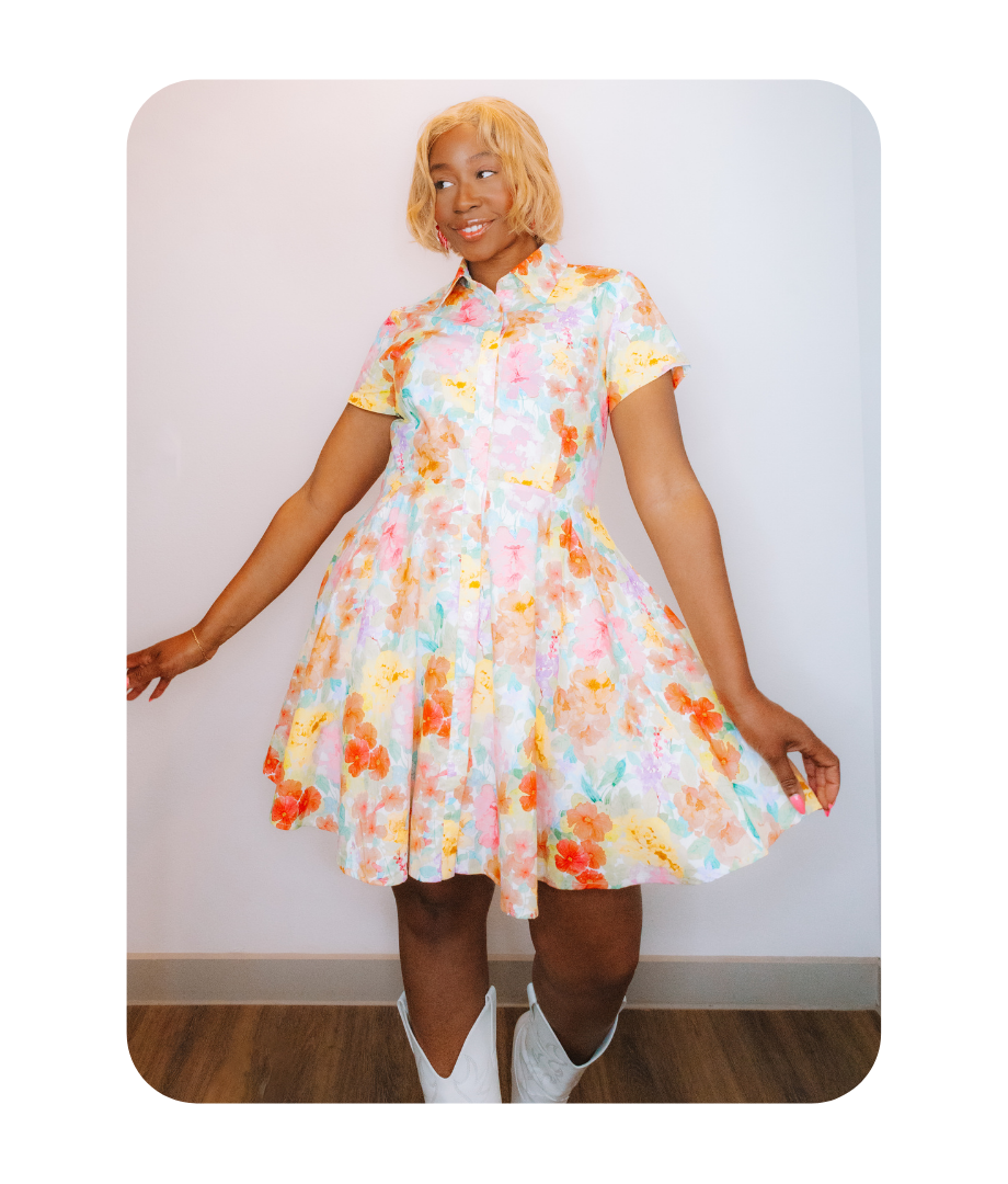 VINTAGE GARDEN DRESS