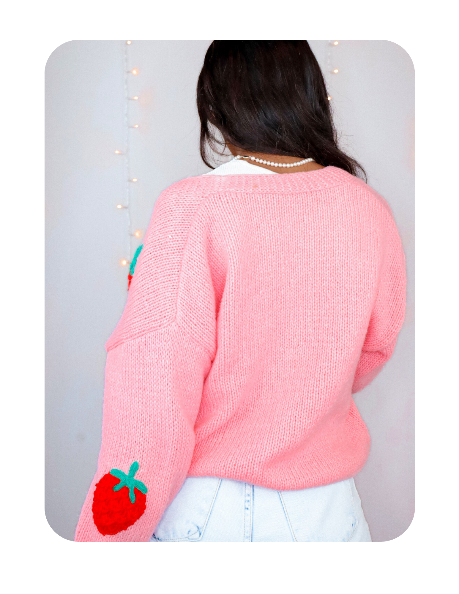 REALLY CUTE STRAWBERRY CARDIGAN 🍓