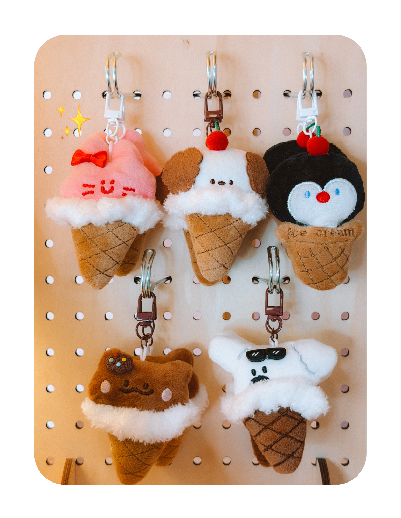 KAWAII ICE CREAM CHARMS