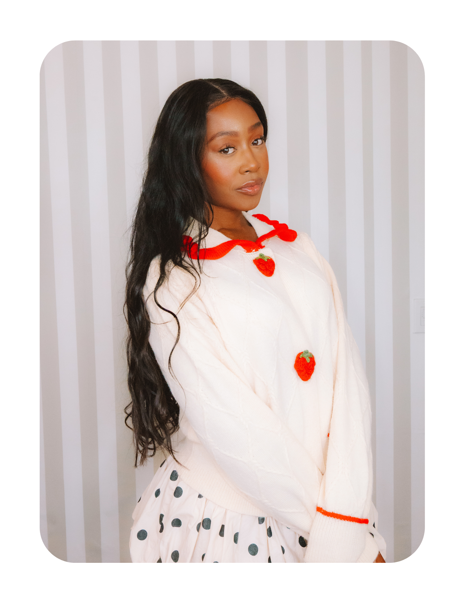 STRAWBERRY SWEETHEART CARDI 🍓 IN STOCK!